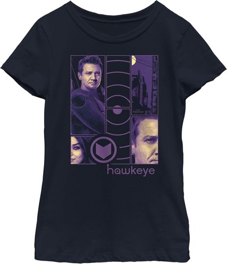Fifth Sun Girl's Hawkeye Panel T-Shirt