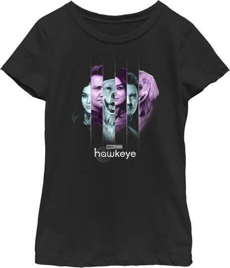 Fifth Sun Girl's Hawkeye Lines T-Shirt