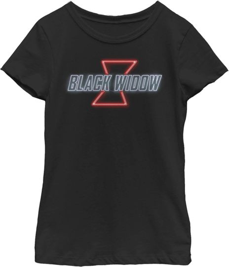 Fifth Sun Girl's Black Widow Neon V2 T-Shirt