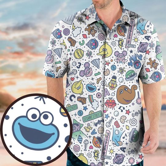 Discover Animal Muppet Hawaiian Shirt, Summer Beach Cartoon Vacation Tropical Shirt, Disney Family Clothing
