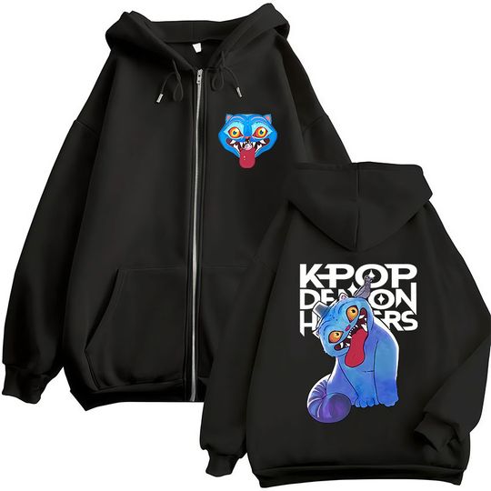 Discover K-pop Demon Hunters 2025 Film Zipper Hoodie