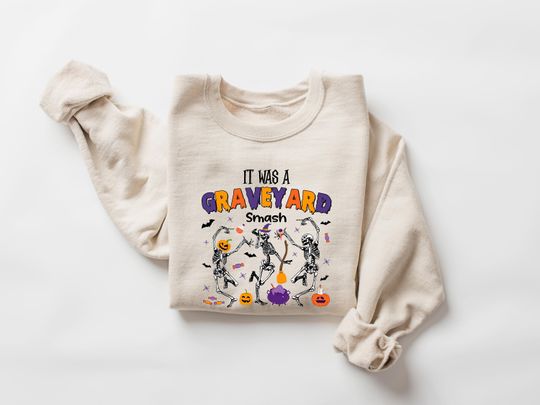 Dancing Skeleton Sweatshirt, Halloween Sweatshirt ,Funny Halloween Hoodie