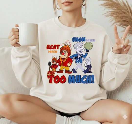 Miser Brothers Heating And Cooling Shirt, Miser Brothers Too Much, Heat And Snow, Miser Brothers Christmas, Christmas Party