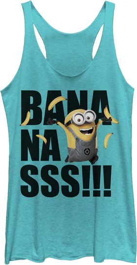 Discover Fifth Sun Despicable Me Bananasss Women's Racerback Tank Top
