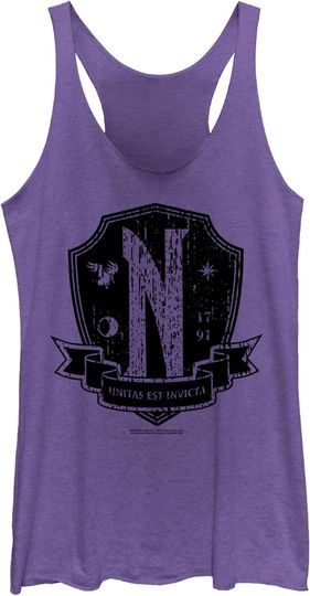 Fifth Sun Wednesday Nevermore Emblem Women's Racerback Tank Top
