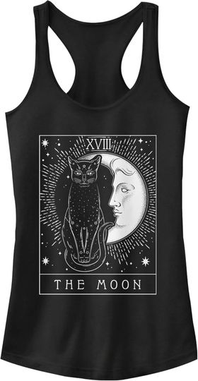Discover Fifth Sun Women's Tarot Moon Racerback Tank Top