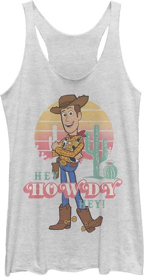 Discover Fifth Sun Pixar Toy Story 4 Hey Howdy Women's Racerback Tank Top