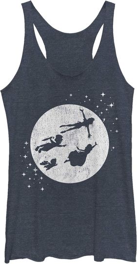 Discover Fifth Sun Disney Tinkerbell Second Star to The Right Women's Racerback Tank Top