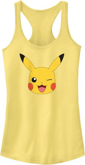 Fifth Sun PKM Pika Big Face Women's Racerback Tank Top