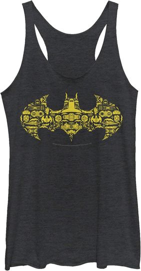 Fifth Sun Batman Iconic Bat Women's Racerback Tank Top