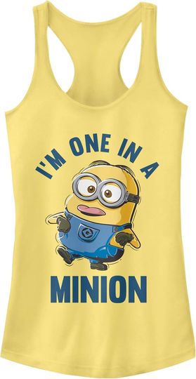 Discover Fifth Sun Minions I Am One Women's Racerback Tank Top