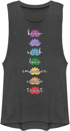 Discover Fifth Sun Lotus Chakra Women's Muscle Tank