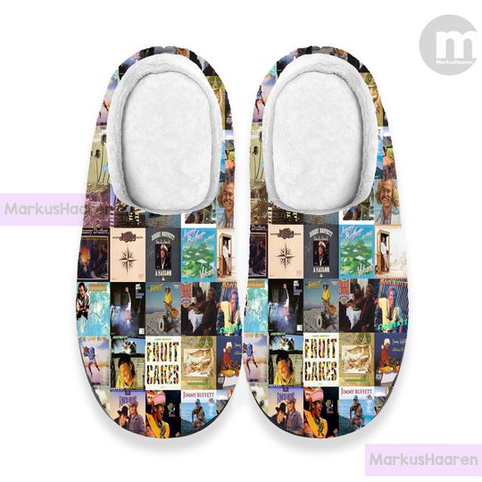 Discover Jimmy Buffett 3D All Over Print Slipper, Winter Slipper, Christmas Slippers