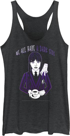 Fifth Sun Wednesday Dark Side Women's Racerback Tank Top