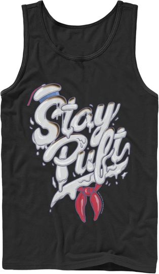 Men's Ghostbusters Stay Puft Marshmallow Man Melt Tank Top