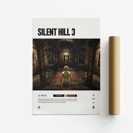 Silent Hill 3 (2003) Video Game Art Poster, Premium Matte Vertical Poster