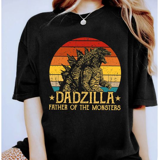 Discover Dadzilla Father Of The Monsters Father's Day, Cute Gift For Dad Shirt, Disneyland WDW Trip Family Outfits, Animal Kingdom Shirt