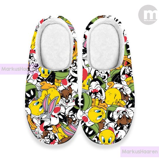 Tweety Bird 3D All Over Print Indoor Slipper, Winter Indoor Slipper, Christmas Slippers