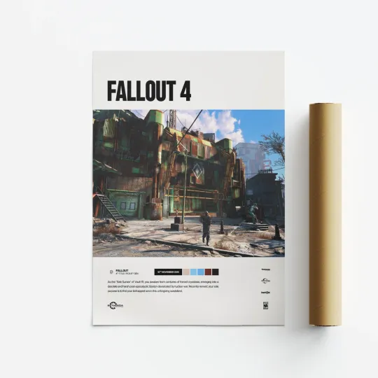 Discover Falllout 4 (2015) Video Game Art Poster / Print
