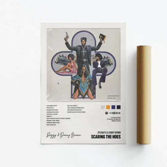 Discover JPEGMAFIA & Danny Brown, StH Album Art Poster, Print, Music, Tracklist