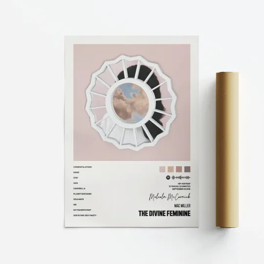 Discover macmiller, The Divine Feminine, Album Art Poster, Print, Music, Tracklist