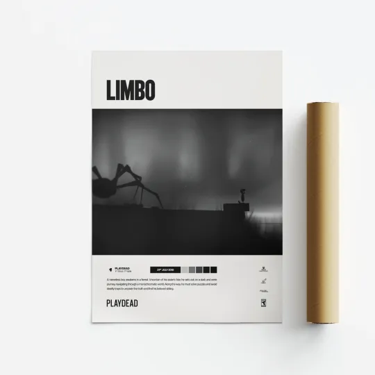 Discover Limbo (2010) Video Game Art Poster, Premium Matte Vertical Print