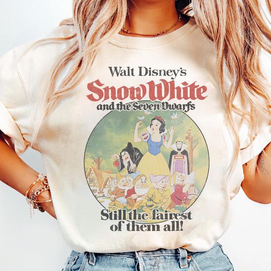 Discover Disney Snow White Still The Fairest Of Them All Shirt, Disney Princess Snow White and Seven Dwarfs Shirt, Disneyland Trip Tee, Magic Kingdom