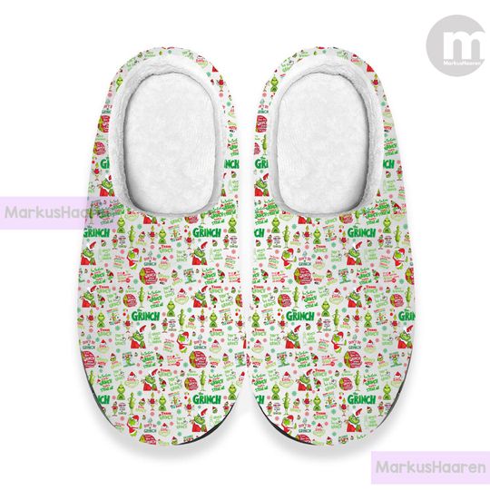 Discover Funny Character Christmas 3D All-Over Print Indoor Slippers
