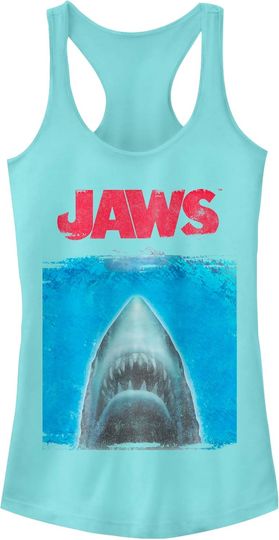 Scooby-Doo Jaws Open Water Women's Racerback Tank Top, Cancun