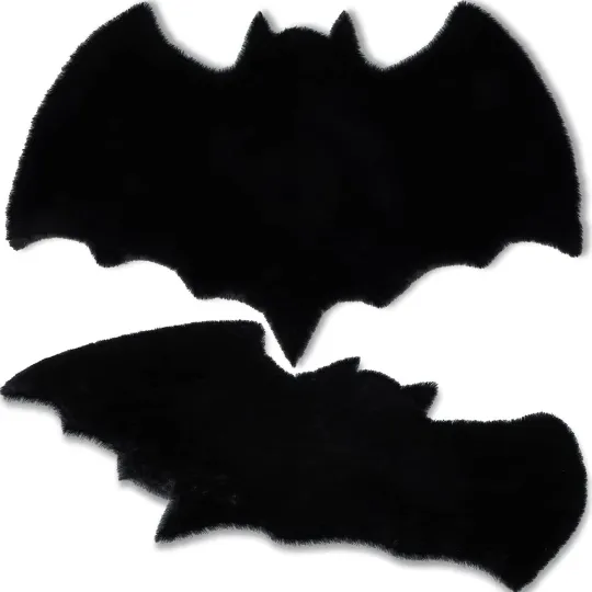 Discover Bat Rug Halloween Rug Gothic Rug Welcome Mat Soft Indoor Modern Area Rugs