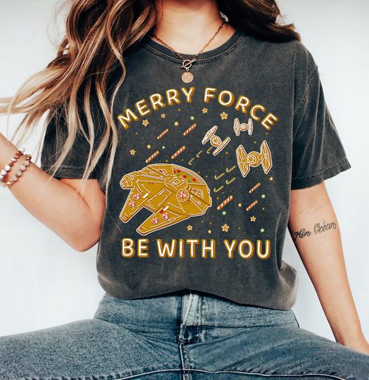 Star Wars Christmas Merry Force Be With You Gingerbread Cookies shirt, Star Wars Christmas Family Tee, Christmas Castle shirt
