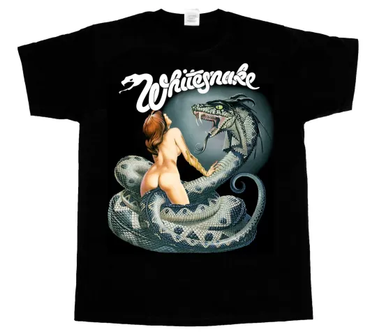 Whitesnake Lovehunter Short & Long Sleeve Black T-Shirt