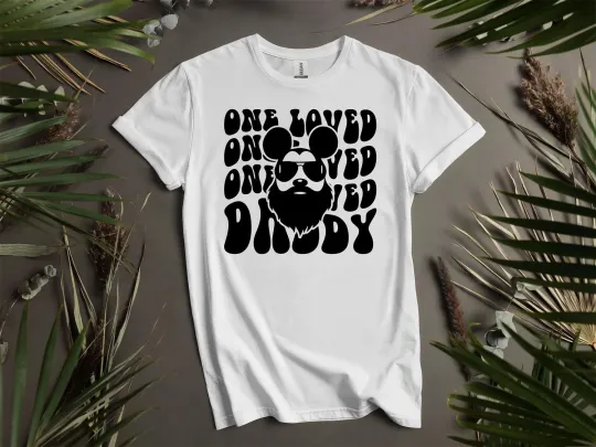 Discover One Loved Disney Daddy T-shirt T shirt Men Women Unisex Tshirt L112