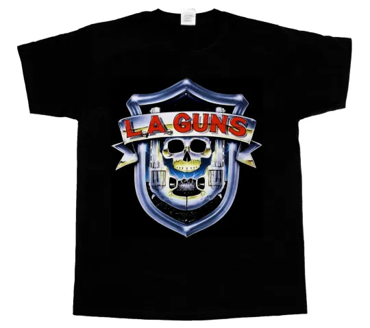 Discover LA Guns L.A. 1988 Guns No Mercy Tour T-Shirt