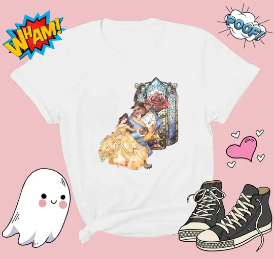 Discover Retro Beauty The Beast T-shirt T shirt Men Women Unisex Tshirt G652