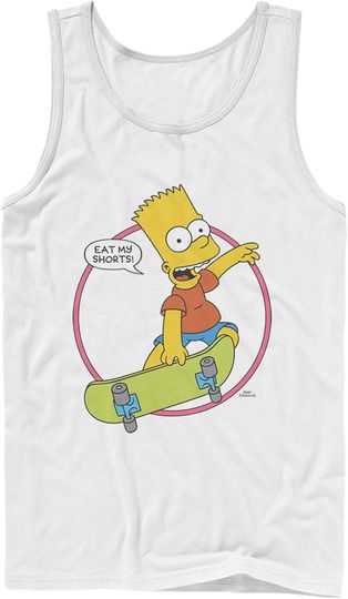 Men's The Simpsons Eat My Shorts Tank Top
