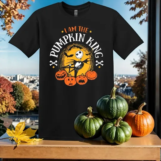 Discover I am The Pumpkin King Jack T-shirt T shirt Men Women Unisex Tshirt SY471