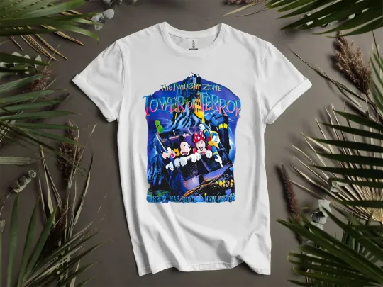 Discover Mickey Friends Tower Of Terror Trick Tshirt Men Women Unisex