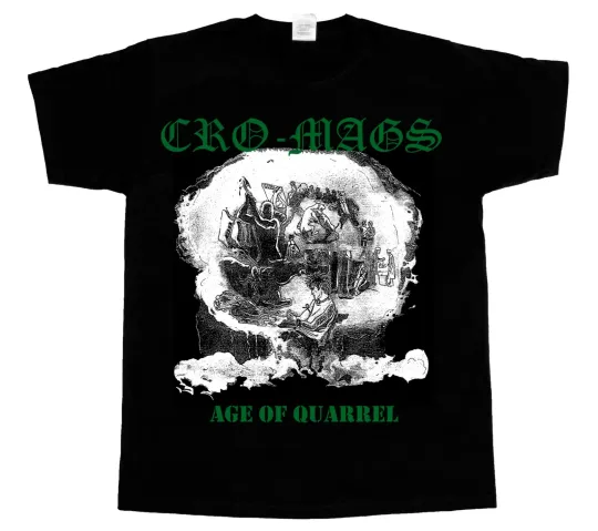 Discover CRO-MAGS The Age of Quarrel '86  T-Shirt Black