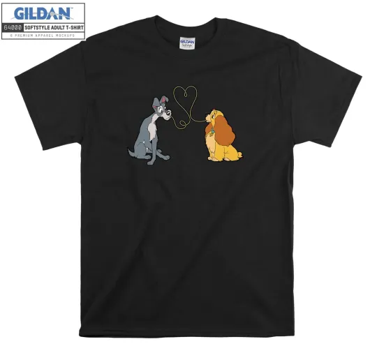 Discover Disney Lady and The Tramp Bella T-shirt Gift Tshirt Men Women Unisex