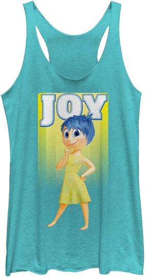 Discover Fifth Sun Pixar Inside Out Joy Women's Racerback Tank Top