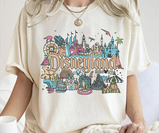 Discover Disneyland Resort Happiest Place on Earth Vintage Shirt, Magic Kingdom Shirt, Disneyland Trip Family Matching Outfits, Walt Disney World Tee