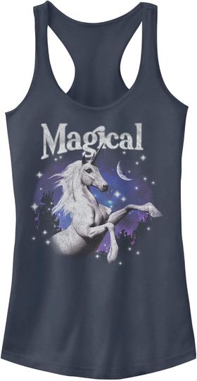 Discover Junior's Lost Gods Magical Unicorn Racerback Tank Top