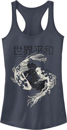 Discover Fifth Sun Swimming Koi Women's Racerback Tank Top