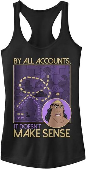 Discover Fifth Sun Disney The Emperor's New Grove Make Sense Women's Racerback Tank Top