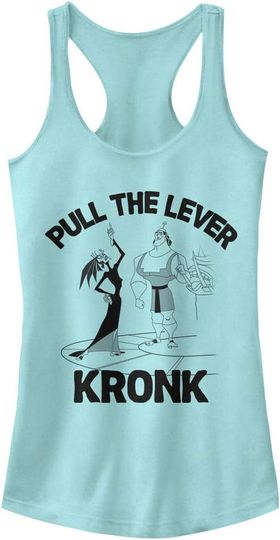 Discover Fifth Sun Disney The Emperor's New Grove Krock Lever Women's Racerback Tank Top