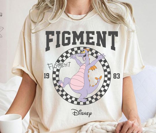 Discover Retro Disney Figment Shirt, Vintage Figment Shirt, Disney Figment Purple Dragon Shirt, Walt Disney World Tee 2025, Epcot Theme Park Tee