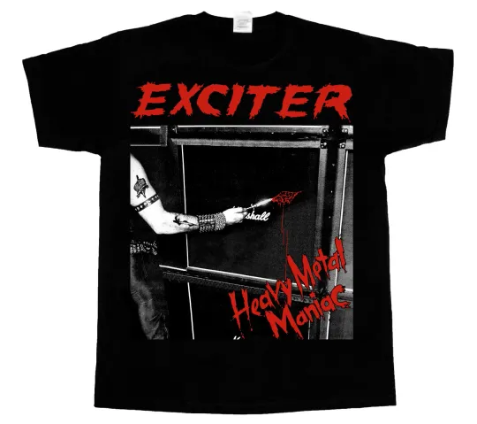 Exciter Heavy Metal Maniac 83 Long Sleeve T-Shirt Black