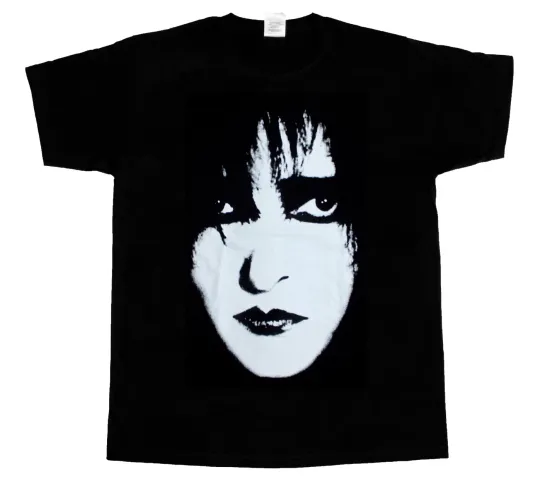 Discover Siouxsie and the Banshees Sioux Face Post Black T-Shirt