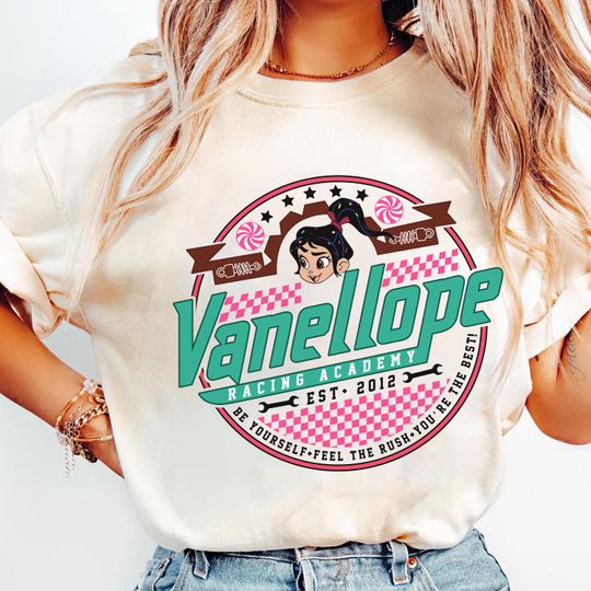 Discover Disney Vanellope Racing Academy Est 2012 Shirt, Wreck it Ralph Shirt, Family and Friends Matching Shirt, Disneyland Trip Family Outfits
